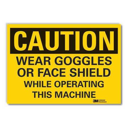LYLE LCU3-0444-ED_14x10 CAUTION SIGN 14 W 10 H 0.004 THICKNESS