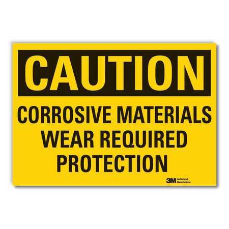 LYLE LCU3-0396-ED_14x10 CAUTION SIGN 14 W 10 H 0.004 THICKNESS