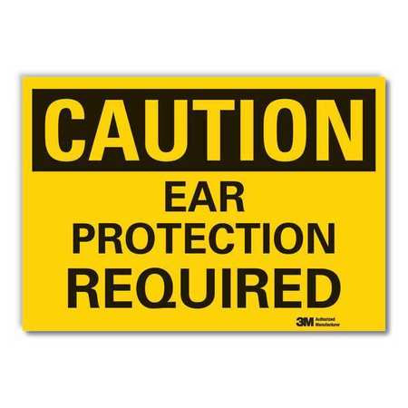 LYLE LCU3-0289-ED_14x10 CAUTION SIGN,10INX14IN,NON-PVC POLYMER