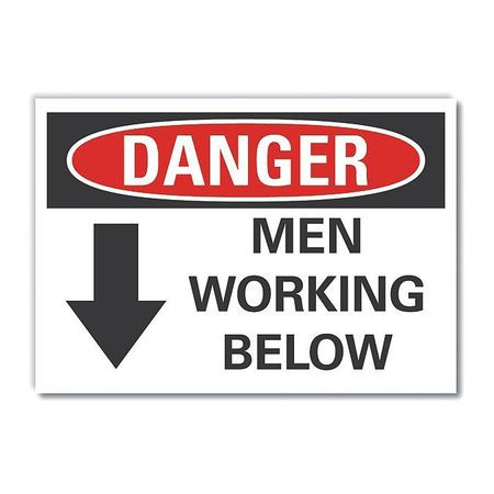 LYLE LCU4-0185-ED_14x10 DANGER SIGN PERSON WORKING 14 W 10 H