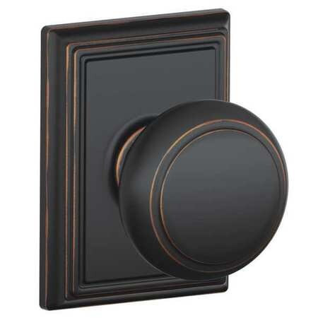 SCHLAGE F10 AND 716 ADD KNOB LOCKSET MECHANICAL PASSAGE GRD. 1