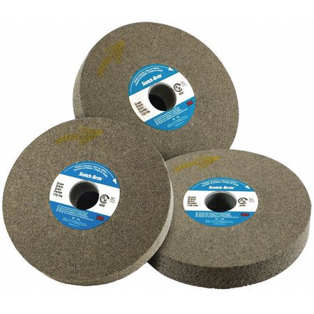 SCOTCH-BRITE 477A79 UNITIZED WHEEL DEBURRING ST-UW 6 DIA.