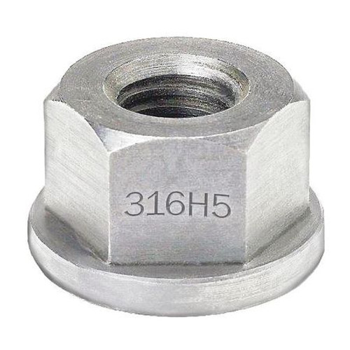 GRAINGER GLOBAL SOURCING NUT9311M8C FLANGE NUT SS PLAIN M8-1.25 DIA./THREAD