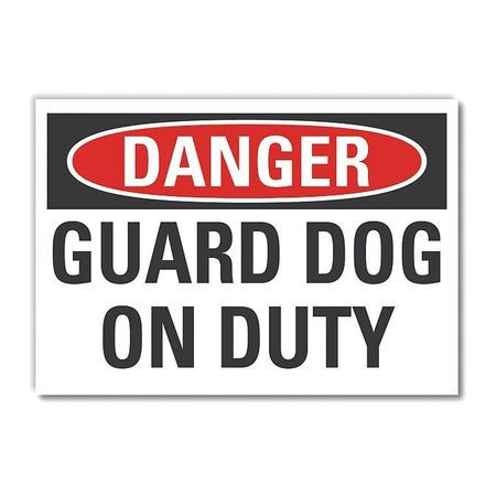 LYLE LCU4-0401-ED_14x10 DANGER SIGN 14 W 10 H 0.004 THICKNESS