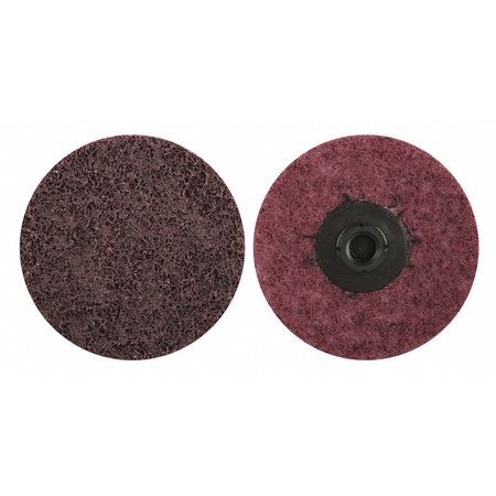 GRAINGER GLOBAL SOURCING 05539554530 QUICK CHANGE DISC 3 DIA. 80 GRIT MAROON