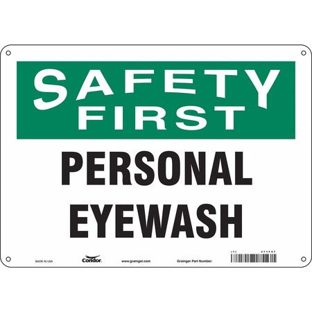 CONDOR USA INC 471F07 SAFETY SIGN 14 W X 10 H 0.055 THICK