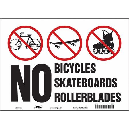 CONDOR USA INC 473G90 SAFETY SIGN 14 W 10 H 0.004 THICKNESS