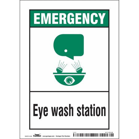 CONDOR USA INC 471C09 SAFETY SIGN 5 W X 7 H 0.004 THICK