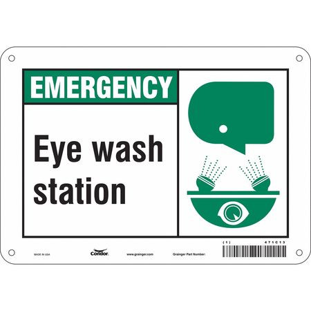 CONDOR USA INC 471C13 SAFETY SIGN 10 W X 7 H 0.032 THICK