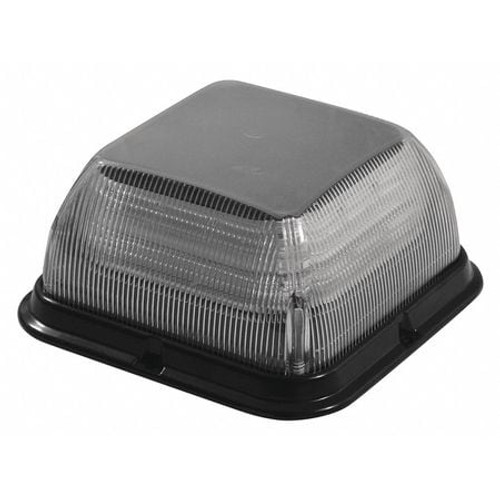 CODE 3 SB48CR BEACON LIGHT CLEAR RED FLASHING