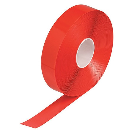BRADY SPC ABSORBENTS 149634 FLOOR MARKING TAPE 2 W RED 100 FT L
