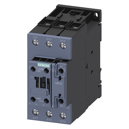 SIEMENS 3RT20371AC20 IEC MAGNETIC CONTACTOR 3 POLES 50/60 HZ