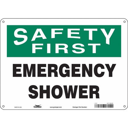 CONDOR USA INC 471D66 SAFETY SIGN 14 W X 10 H 0.055 THICK
