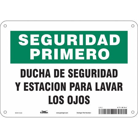 CONDOR USA INC 471D54 SAFETY SIGN 10 W X 7 H 0.032 THICK