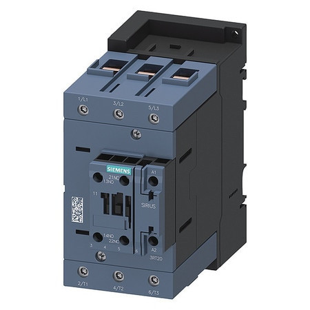 SIEMENS 3RT20461AK60 IEC MAGNETIC CONTACTOR 3 POLES 50/60 HZ