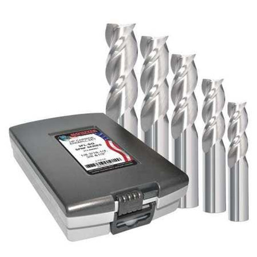 MONSTER 273-888881 END MILL SET,5 PC,SQUARE,CARBIDE