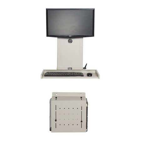 VERSA PRODUCTS VT3070000-00-02 COMPUTER STATION ULTRA FLAT 25 W GRAY