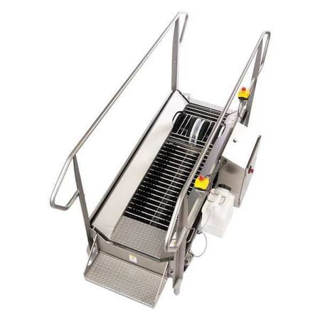 BEST SANITIZERS INC. BSX1000V-DAF-6 WET BOOT SCRUBBER, SS, 400 LB., 2200VAC