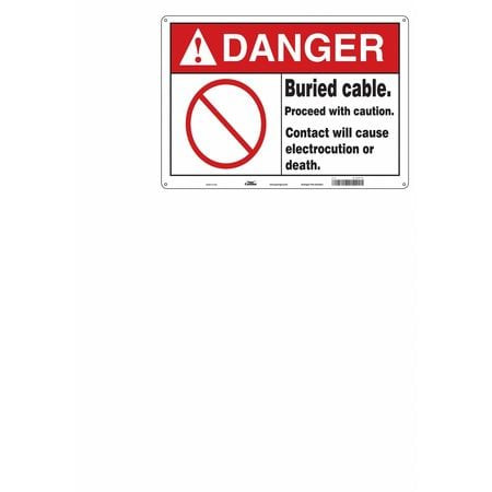 CONDOR USA INC 475K72 SAFETY SIGN 20 W 14 H 0.055 THICKNESS