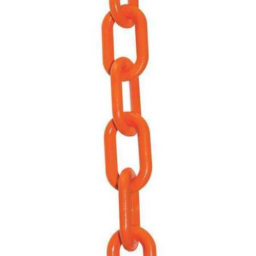 MR. CHAIN 51012-50 PLASTIC CHAIN,2",50 FT. L,SAFETY ORANGE