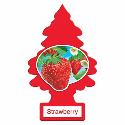 LITTLE TREES U3S-32012 AIR FRESHENER CARD WITH STRING RED PK3