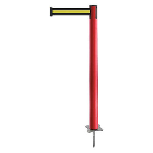 TENSABARRIER 884-21-STD-S4X-C SPIKE POST RED POST 43 H