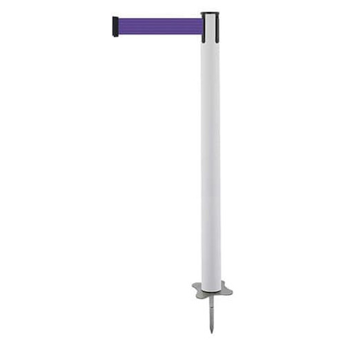 TENSABARRIER 884-32-STD-P5X-C SPIKE POST WHITE POST 43 H TENSABARRIER 884-32-STD-P5X-C SPIKE POST WHITE POST 43 H