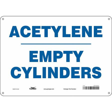 CONDOR USA INC 471L21 SAFETY SIGN 14 W 10 H 0.055 THICKNESS