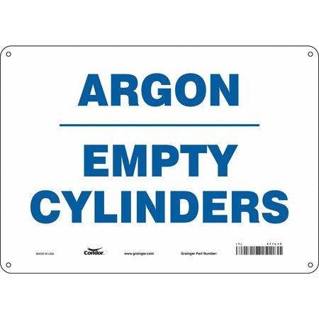 CONDOR USA INC 471L39 SAFETY SIGN 14 W 10 H 0.055 THICKNESS