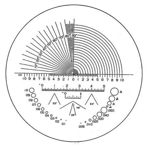 ESCHENBACH 1152-02 PRECISION SCALE METRIC CROSS HAIR