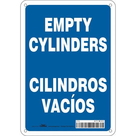 CONDOR USA INC 471M35 SAFETY SIGN 7 W 10 H 0.055 THICKNESS