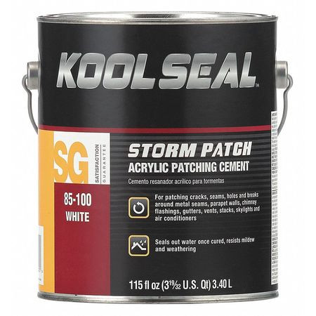 KOOLSEAL KS0085100-16 ACRYLIC PATCHING CEMENT 115 OZ WHITE CAN