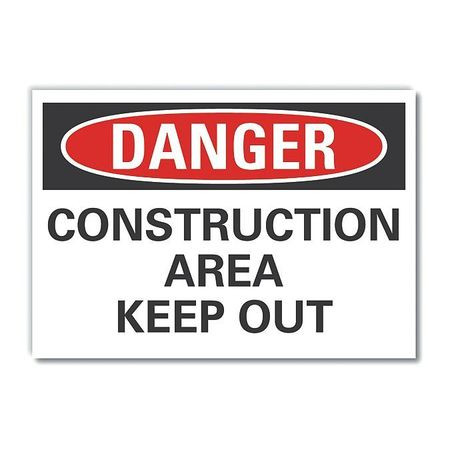 LYLE LCU4-0491-ND_10X7 DANGER SIGN 10 W X 7 H 0.001 THICK