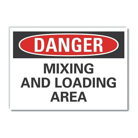 LYLE LCU4-0468-RD_14X10 REFL DECAL DANGER MIXING/LOADING 14 X10 