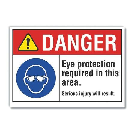 LYLE LCU4-0088-ND_5X3.5 DANGER SIGN 5 W X 3-1/2 H 0.001 THICK