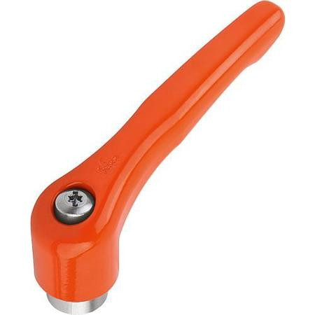 KIPP K0123.1A22 ADJUSTABLE HANDLE,1/4"-20,ZINC
