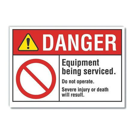 LYLE LCU4-0105-ND_5X3.5 DANGER SIGN 5 W X 3-1/2 H 0.001 THICK