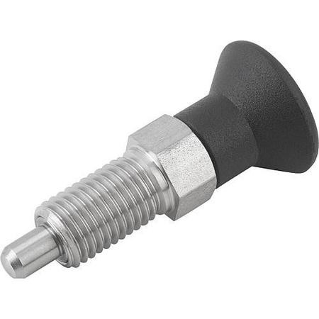 KIPP K0630.211308 SPRING PLUNGER M16X1.5 STAINLESS STEEL