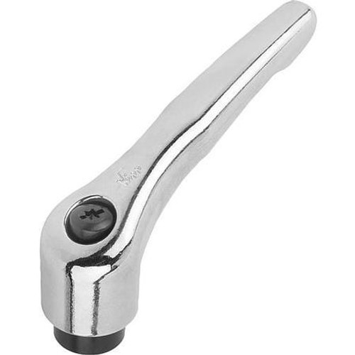KIPP K0122.3A46 ADJUSTABLE HANDLE 3/8 -16 ZINC KIPP K0122.3A46 ADJUSTABLE HANDLE 3/8 -16 ZINC