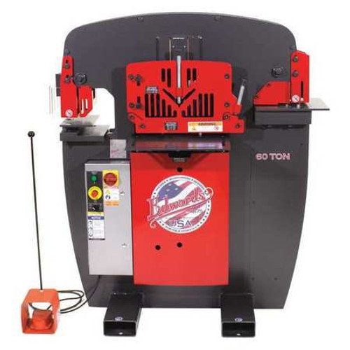 EDWARDS IW60-1P230-AC500 60 TON IRONWORKER 1 PHASE, 230 VOLT WITH