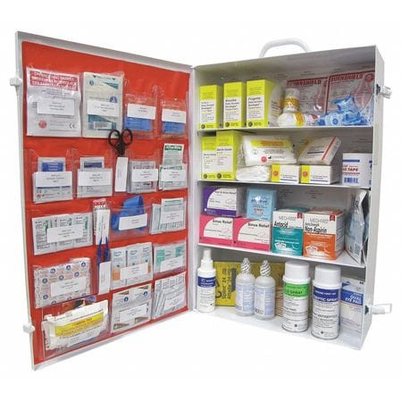 GRAINGER GLOBAL SOURCING 9999-7502 FIRST AID STATION,200 PEOPLE SERVED