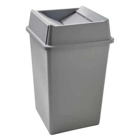 RUBBERMAID COMMERCIAL PRODUCTS 59JM13 TRASH CAN GRAY 27-5/8 H
