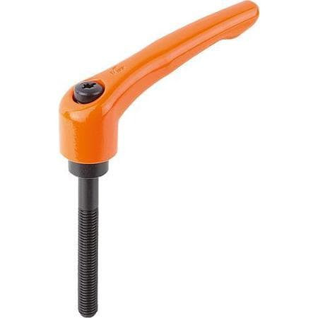 KIPP K0122.3082X60 ADJUSTABLE HANDLE M8 ZINC