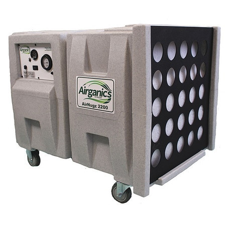 AIRGANICS FILTRATION GA2200 INDUSTRIAL AIR SCRUB,2200CFM,2 HP,WHITE