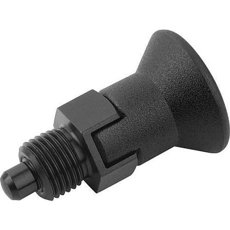 KIPP K0631.7004AK SPRING PLUNGER 5/16 -24 STEEL