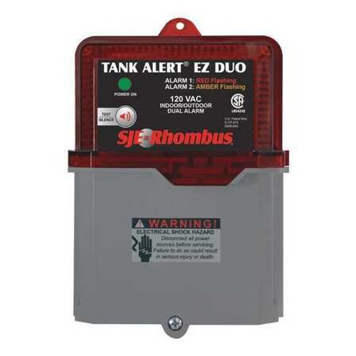 SJE-RHOMBUS 1052374 DUAL LEVEL ALARM 120VAC 5A 3.8W.82DB SJE-RHOMBUS 1052374 DUAL LEVEL ALARM 120VAC 5A 3.8W.82DB
