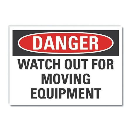 LYLE LCU4-0510-ND_5X3.5 DECAL DANGER WATCH OUT FOR 5 X3-1/2 