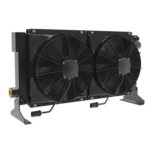 AKG D60-12-BP65 FORCED AIR OIL COOLER 12VDC 4 TO 50 GPM