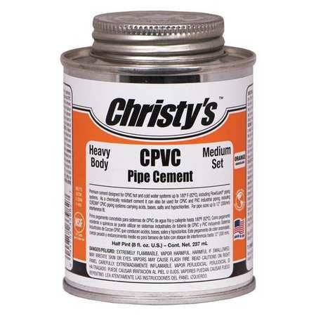 CHRISTY'S RH-OCPVC-HP-24 PIPE CEMENT ORANGE 8 OZ.