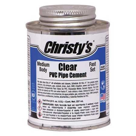 CHRISTY'S RH-MCLV-HP-24 PIPE CEMENT CLEAR 8 OZ.